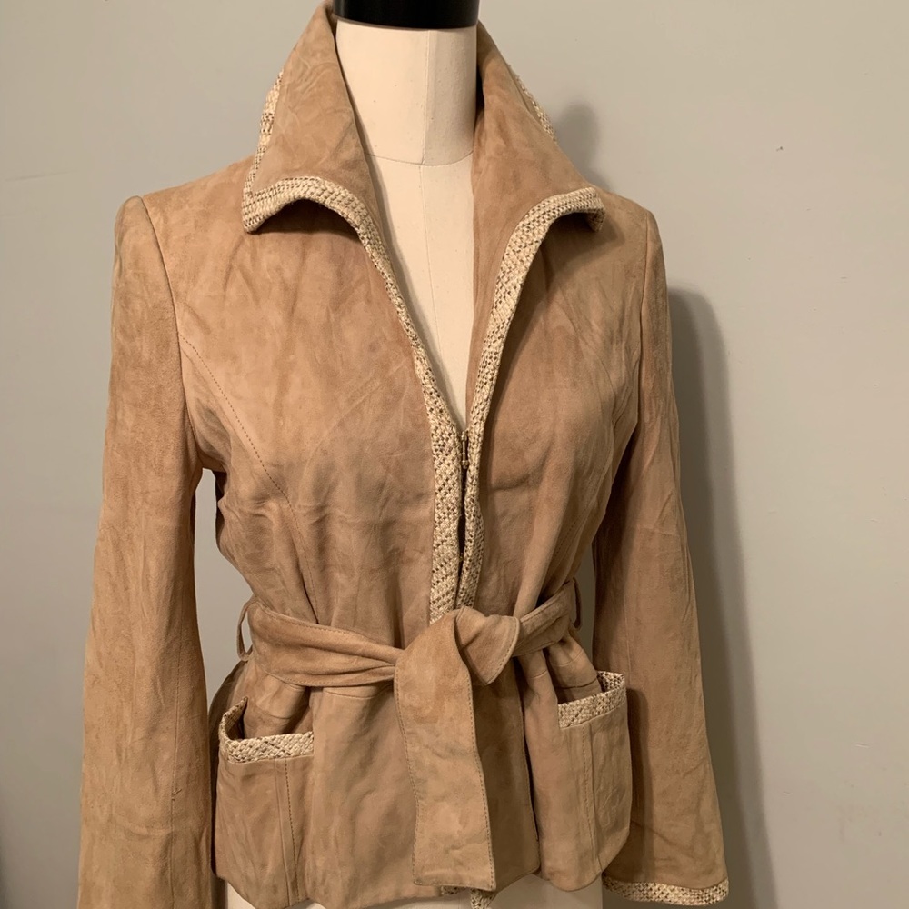 Valentino Vintage Suede Leather Jacket